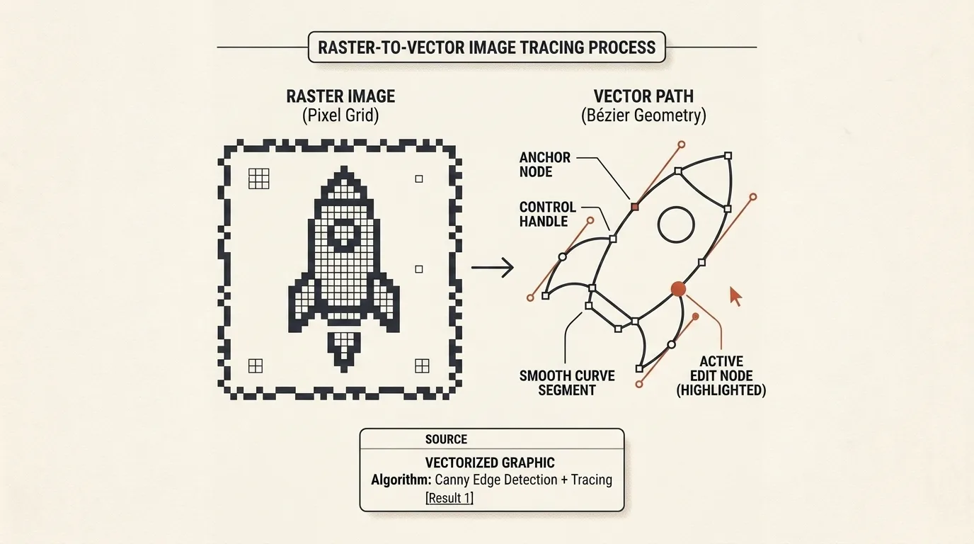 Vector Painter: Trace Raster Icons into Editable SVG
